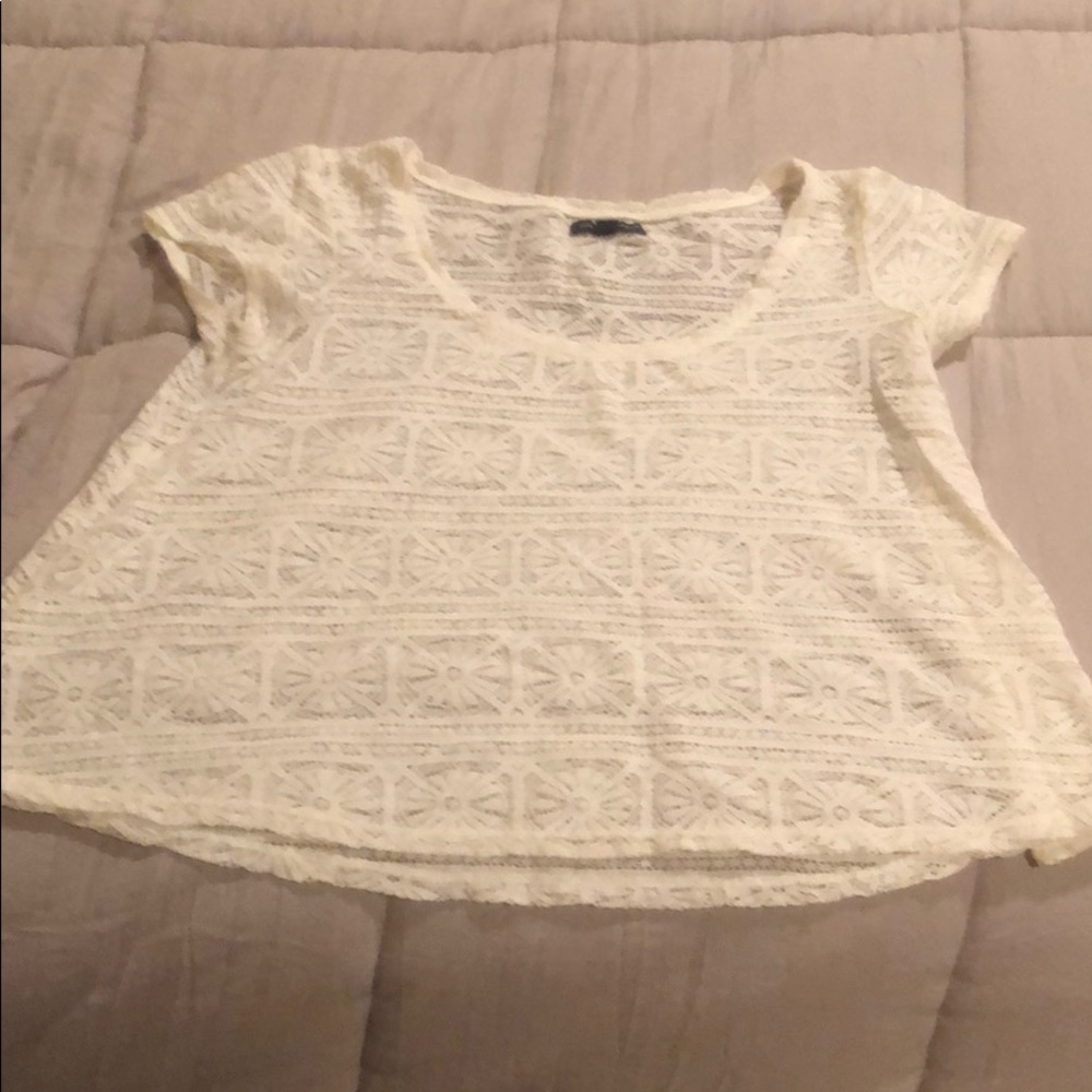 Lace white shirt